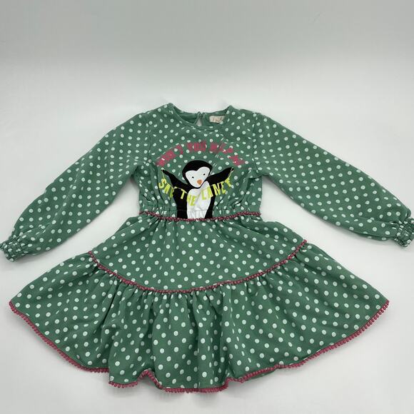Peek Other - PEEK Girls Dress Size 8 Tundra Biome Collection Penguin Long Sleeve [SEE NOTE]